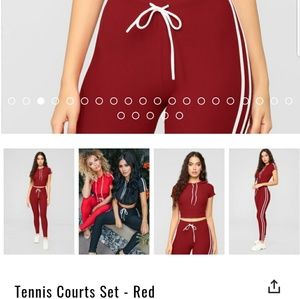 Fashion Nova 2 piece tennis set